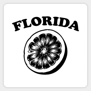 Sunny Florida Orange Magnet